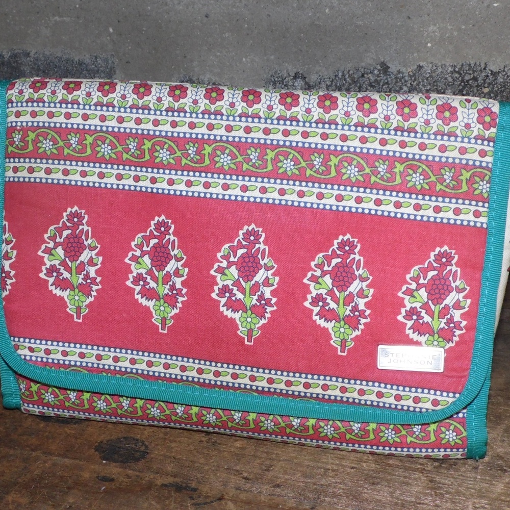 STEPHANIE JOHNSON multi pocket makeup bag